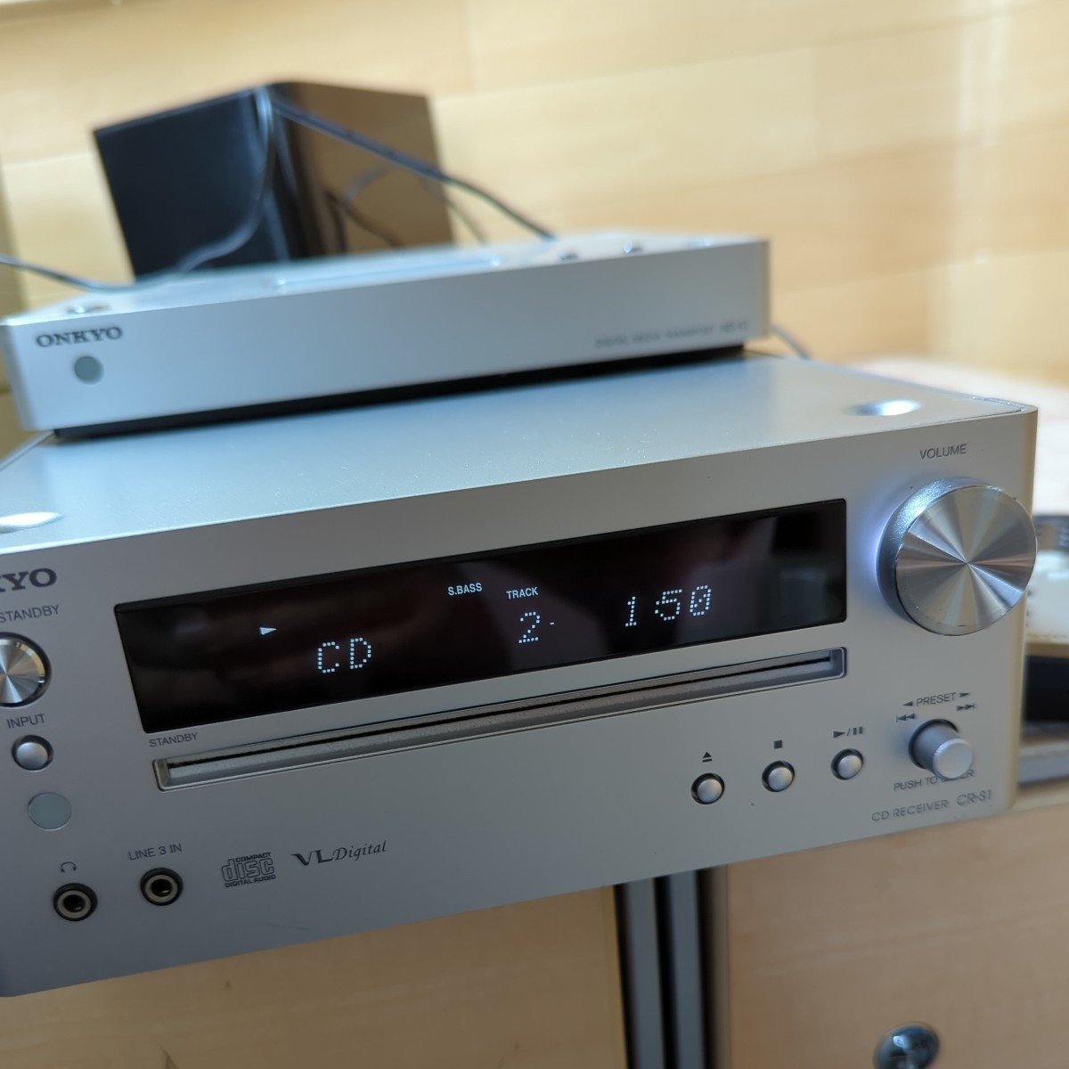 ONKYO CDレシーバーシステム X-S1 CR-S1 nd-s1システムコンポ 動作確認済み