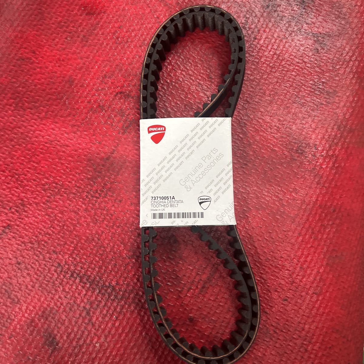 新品　73710051A ■DUCATIドゥカティ純正タイミングベルト 2本セット