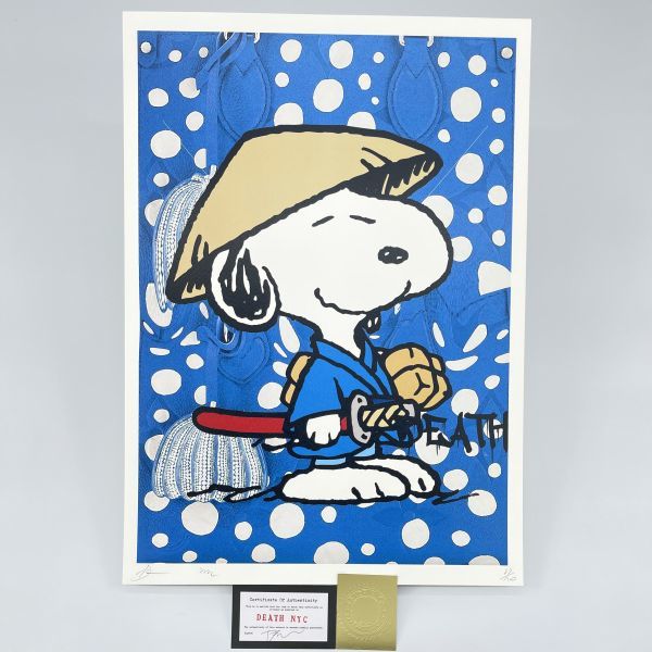 DEATH NYC 世界限定100枚 アートポスター SNOOPY スヌーピー トム