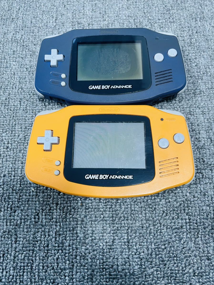 新作，新品 【即決】★ゲームボーイアドバンス★動作品★中古★ゲームボーイアドバンス オレンジ★ブルー★任天堂 ニンテンドー ★2台まとめ★ジャンク