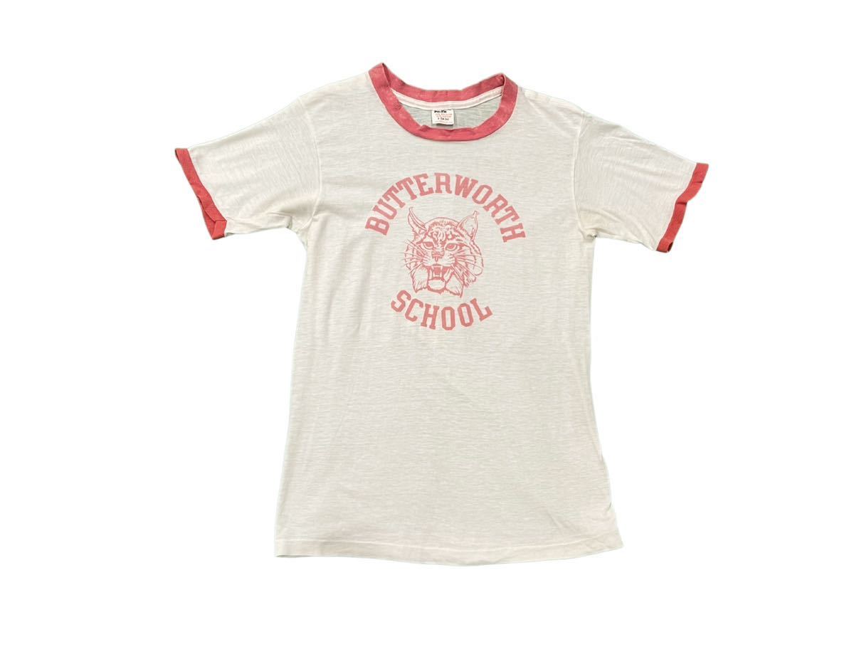 USA製 60s BUTTERWORTH SCHOOL トリム Tシャツ USA ビンテージ 