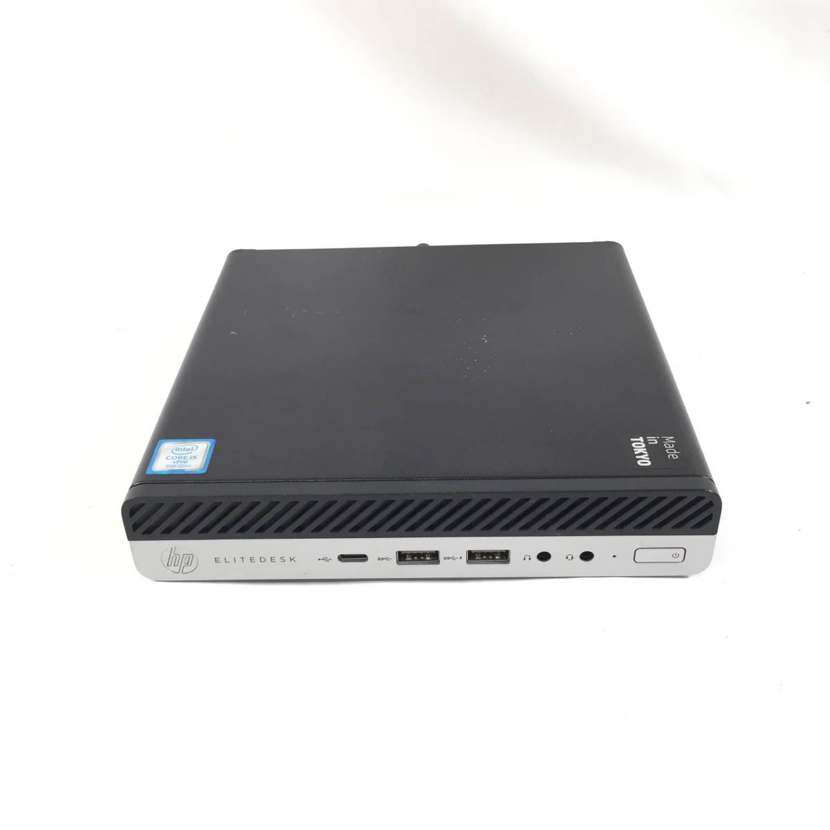 K5051671 HP EliteDesk 800 G5 Desktop Mini 1点【通電ok、本体のみ、AC欠品】
