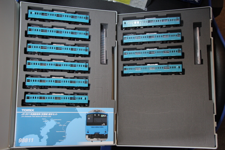 TOMIX 98811 201系通勤電車（京葉線）基本セット　＋　98812 201系通勤電車（京葉線）増結セット　10両フル編成
