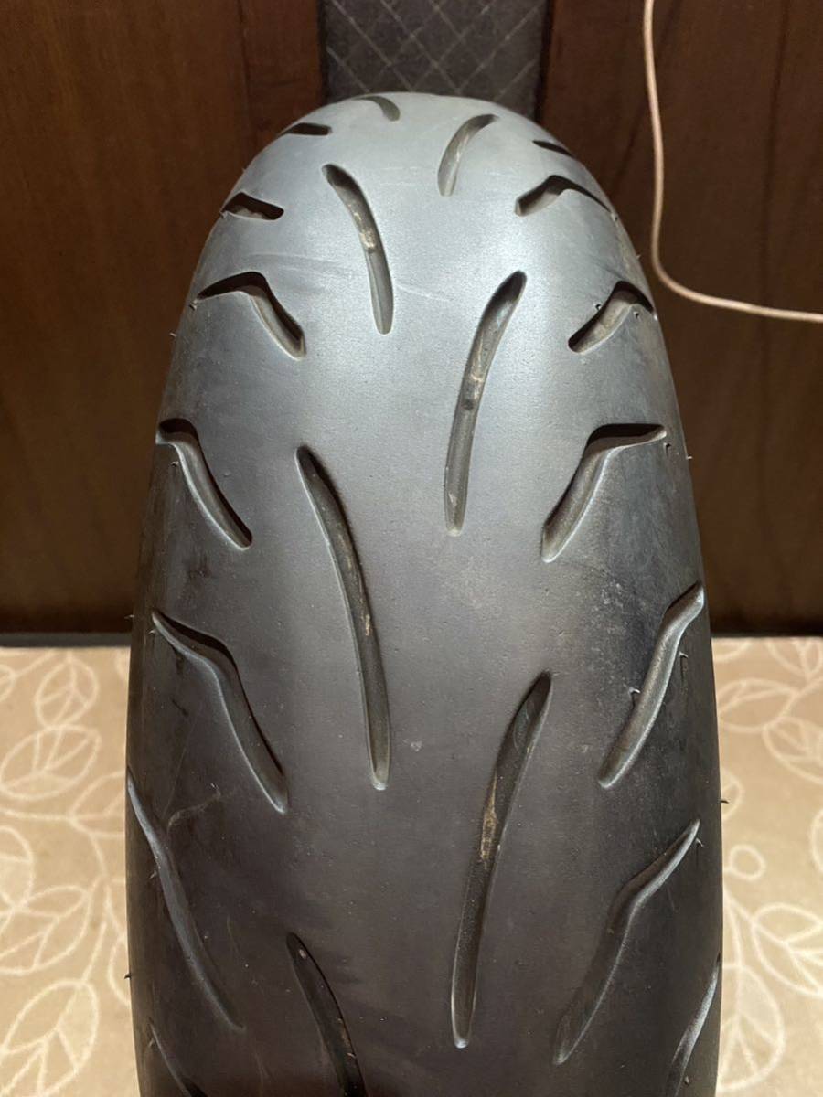 中古MCタイヤ バリ山 BRIDGESTONE BATTLAX SC 140/70-14 ブリヂストン バトラックス 140 70 14 4919 K3606