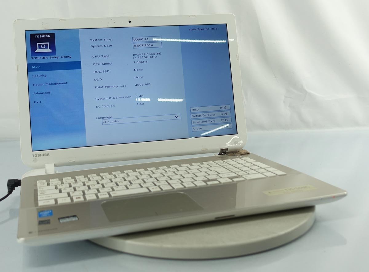15.6インチ OS無し訳あり品 東芝 dynabook T55/56MG PT55-56MSXG/Core