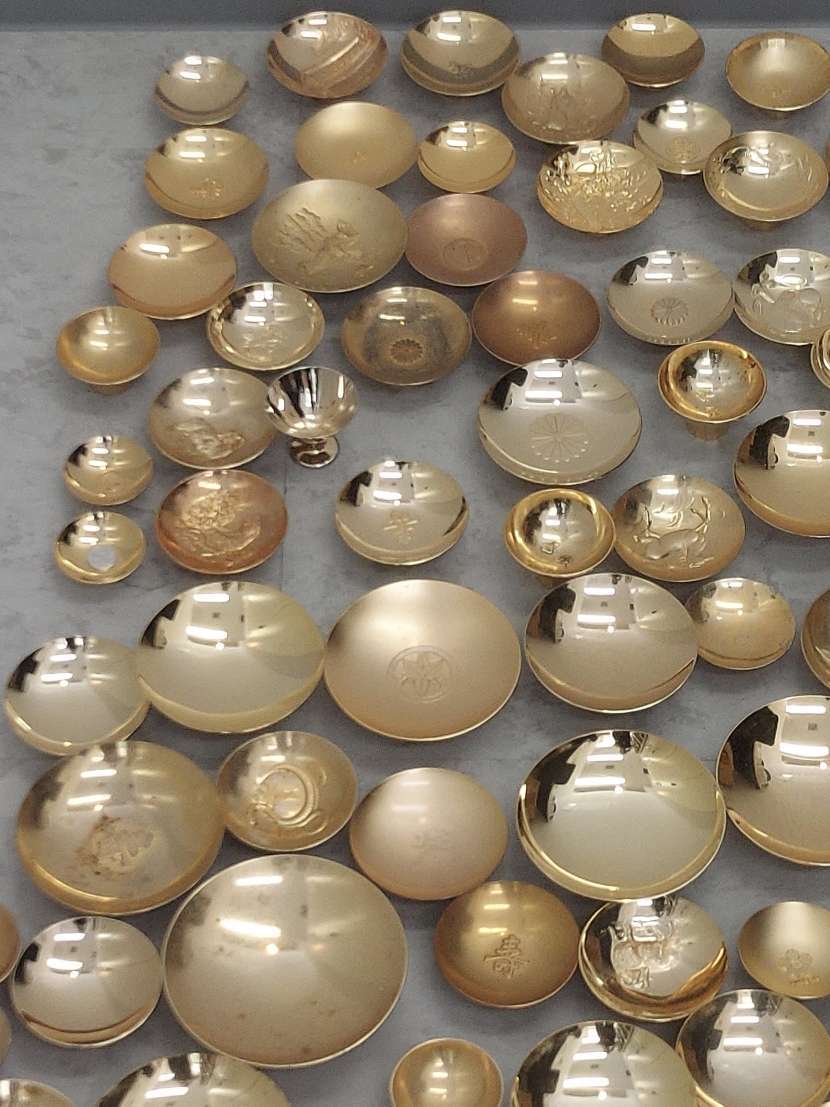 1144A 金盃 金杯 総重量10kgオーバー おまとめ 大量 金メッキ K24GP 酒
