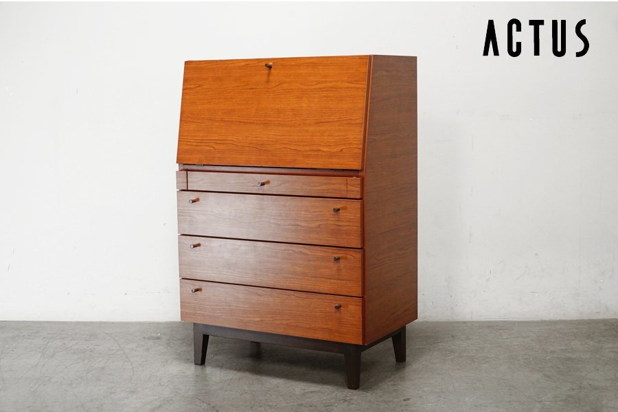 818 ACTUS(アクタス) チーク ライティングビューロー デスク 机 818 ACTUS(アクタス) チーク ライティングビューロー デスク 机