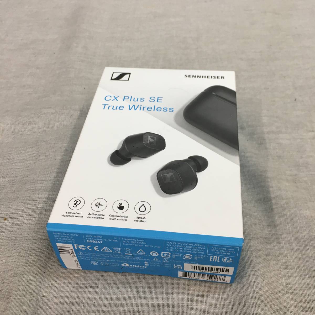 ゼンハイザー ワイヤレスイヤホン CX Plus True Wireless SE マットブラック 