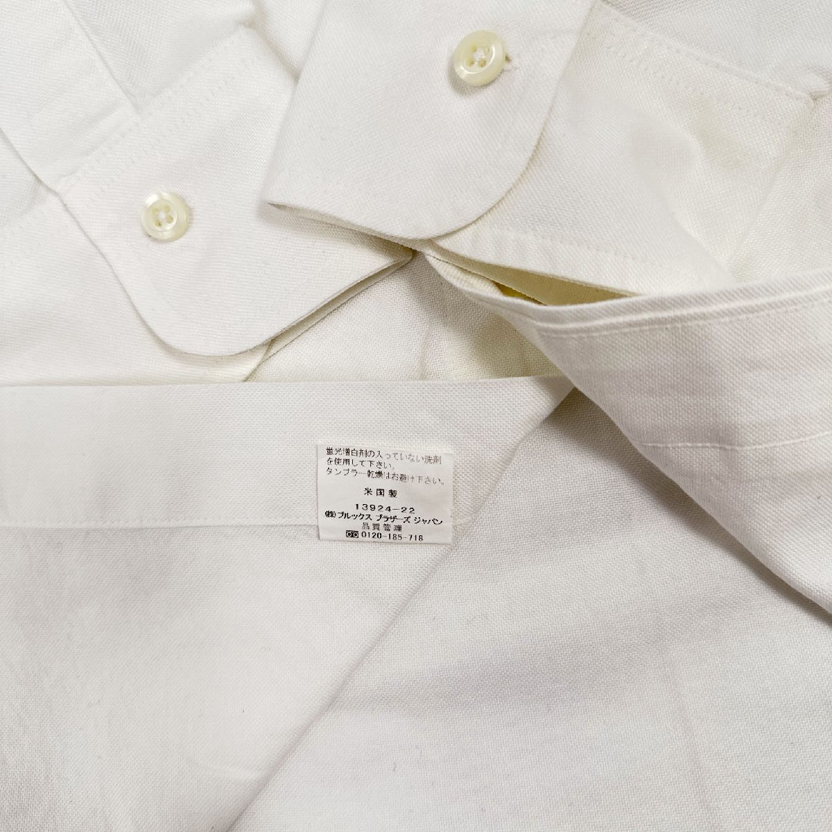 USA製◇Brooks Brothers ブルックスブラザーズ 長袖 シャツ ボタン