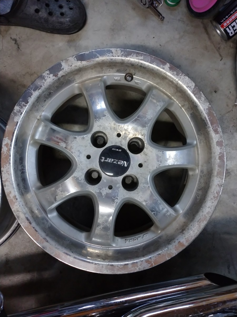 WORK ワーク Nezart ネッツァルト 15インチ 100⁄4H ☆15×6.5J +38 Work