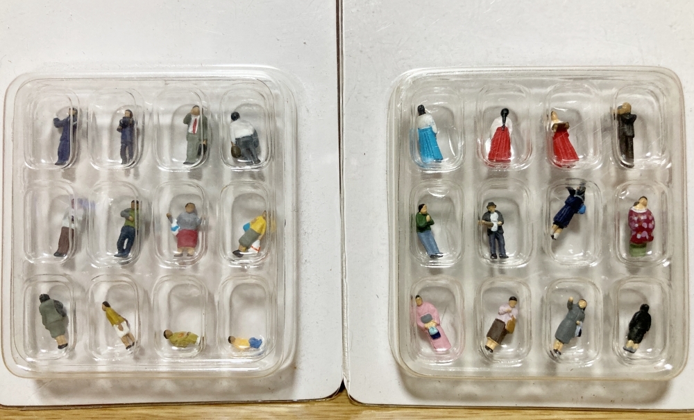 週刊 鉄道模型 少年時代 ジオラマ用フィギュア等 セット 未使用 【公式