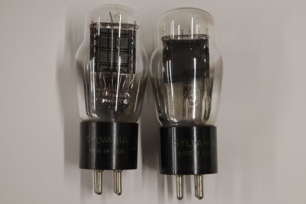 0 Sylvania Vacuum Sylvania シルバニア 45 Vacuumtube 真空管 2本