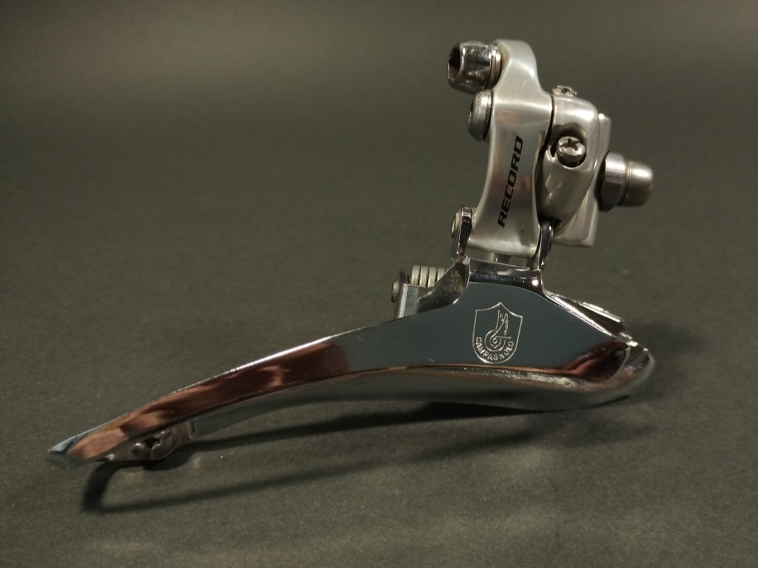 【美品・作動良好】カンパニョーロ 1995年 レコード フロントディレーラー 8s時代 / Campagnolo Record