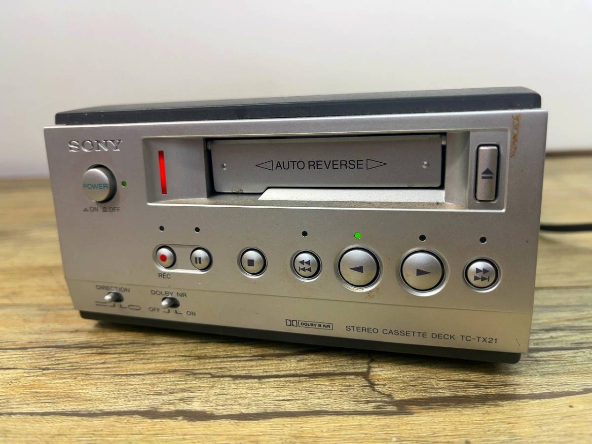 音出し動作品【SONYカセットデッキTC-TX21】