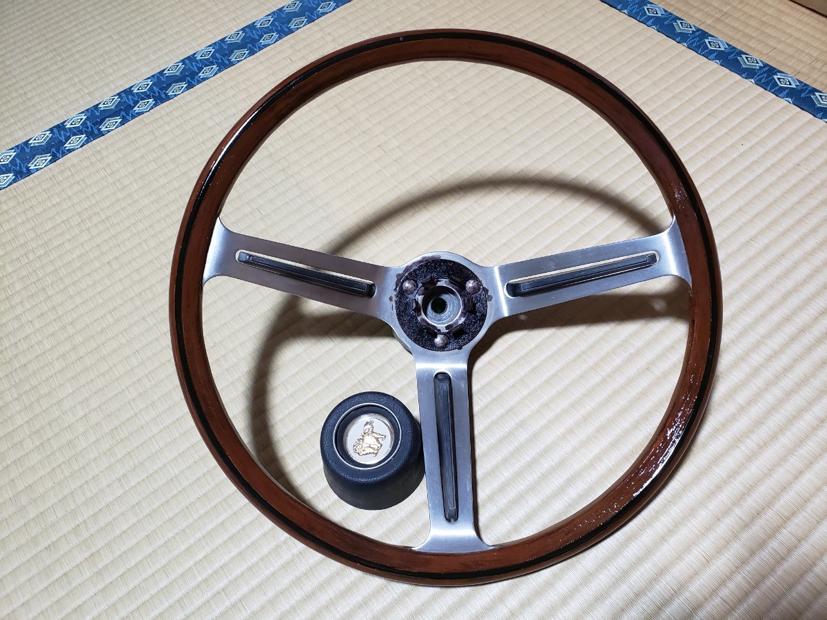 いすゞ 117クーペ | ハンドメイド ステアリング 純正 木製 純正 