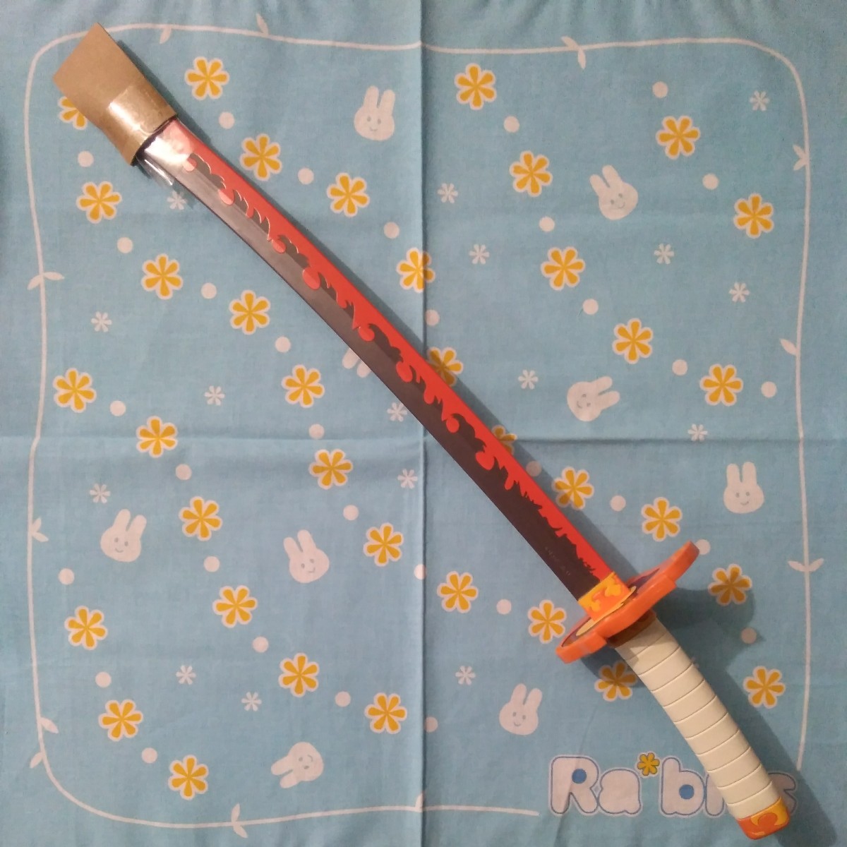 鬼滅の刃 煉獄杏寿郎の日輪刀 フィギュア 開封未使用品 箱傷みあり 