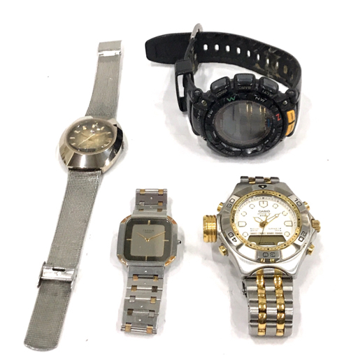 1円 ラドー 腕時計 BALBOA デイト SV金具 自動巻き メンズ 稼働 RADO 他 セイコー / カシオ 計4点 セット