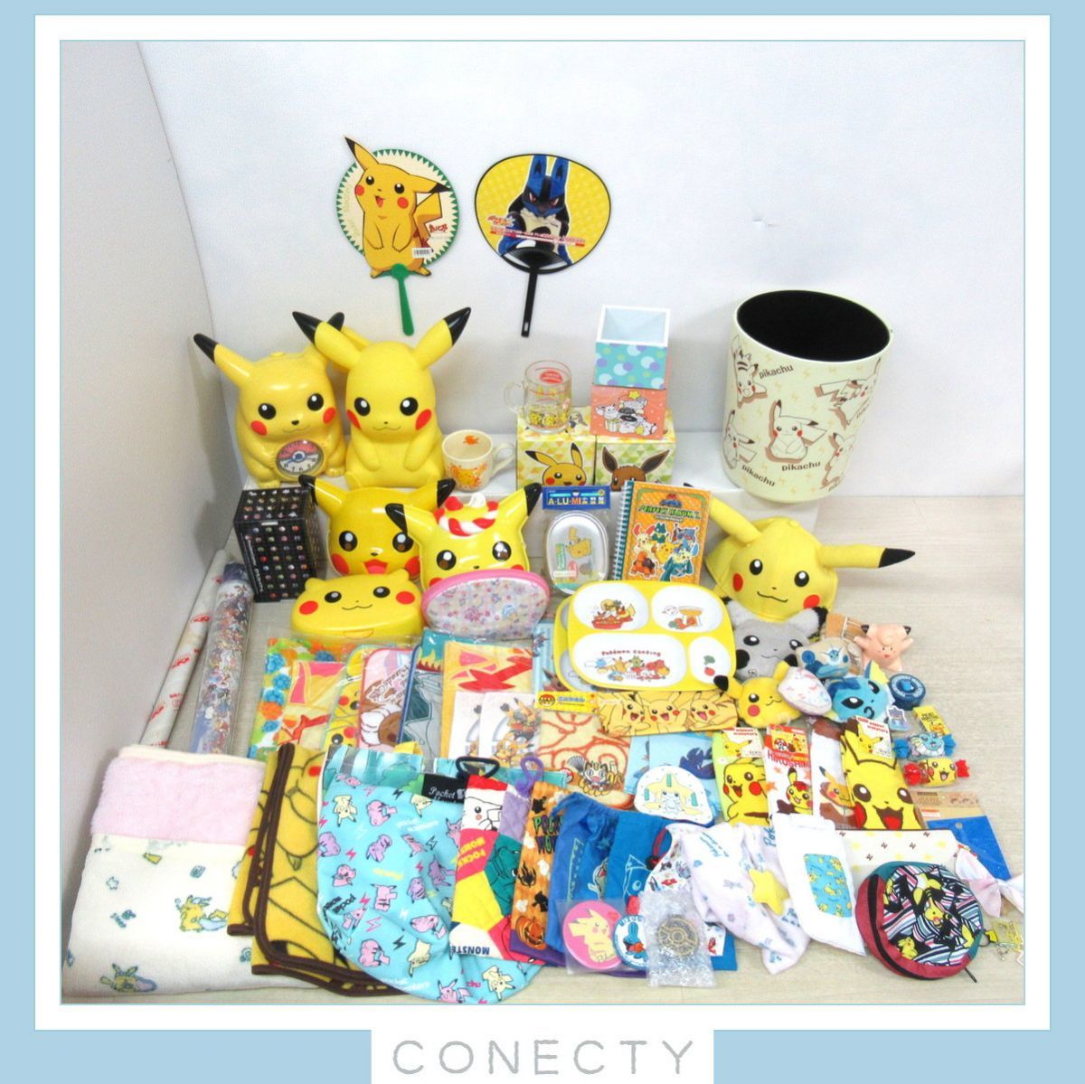 中古】ポケモン グッズ大量セット/タオル/ブランケット/カップ