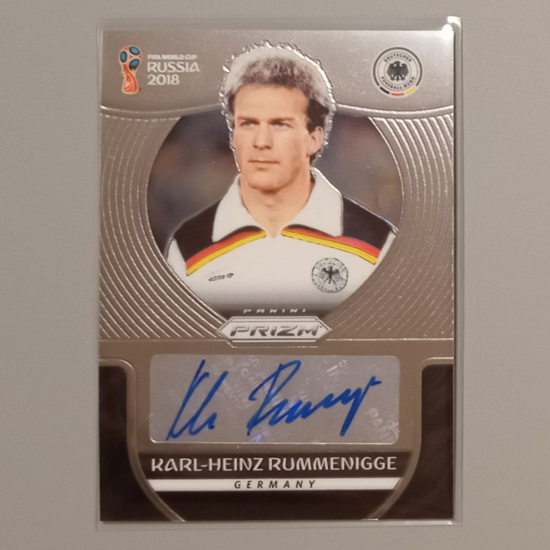 最安値，セール 2018 Panini Prizm カール＝ハインツ ルンメニゲ Karl-Heinz Rummenigge 直筆サインカード 西ドイツ代表 バイエルン ミュンヘン(その他)｜売買されたオークション情報、yahooの商品情報をアーカイブ公開 シングルカード