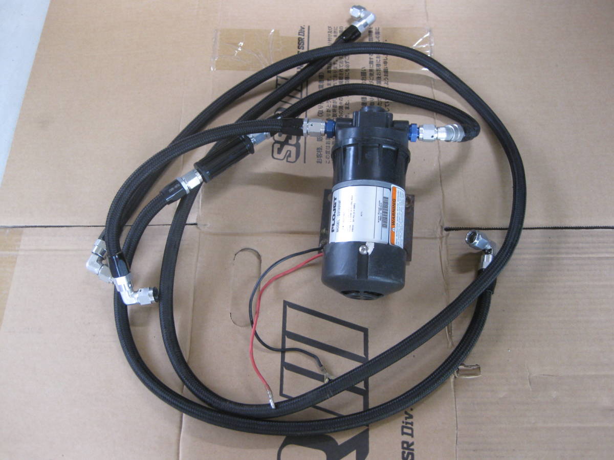 デフオイルクーラー用　ギヤオイルポンプ　FLOJET　ホースセット　