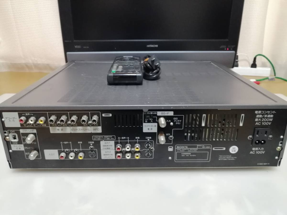 整備済Hi8 VHS ダブルデッキ 8mm ビデオデッキ WV-TW1 SONY Hi8 VHS