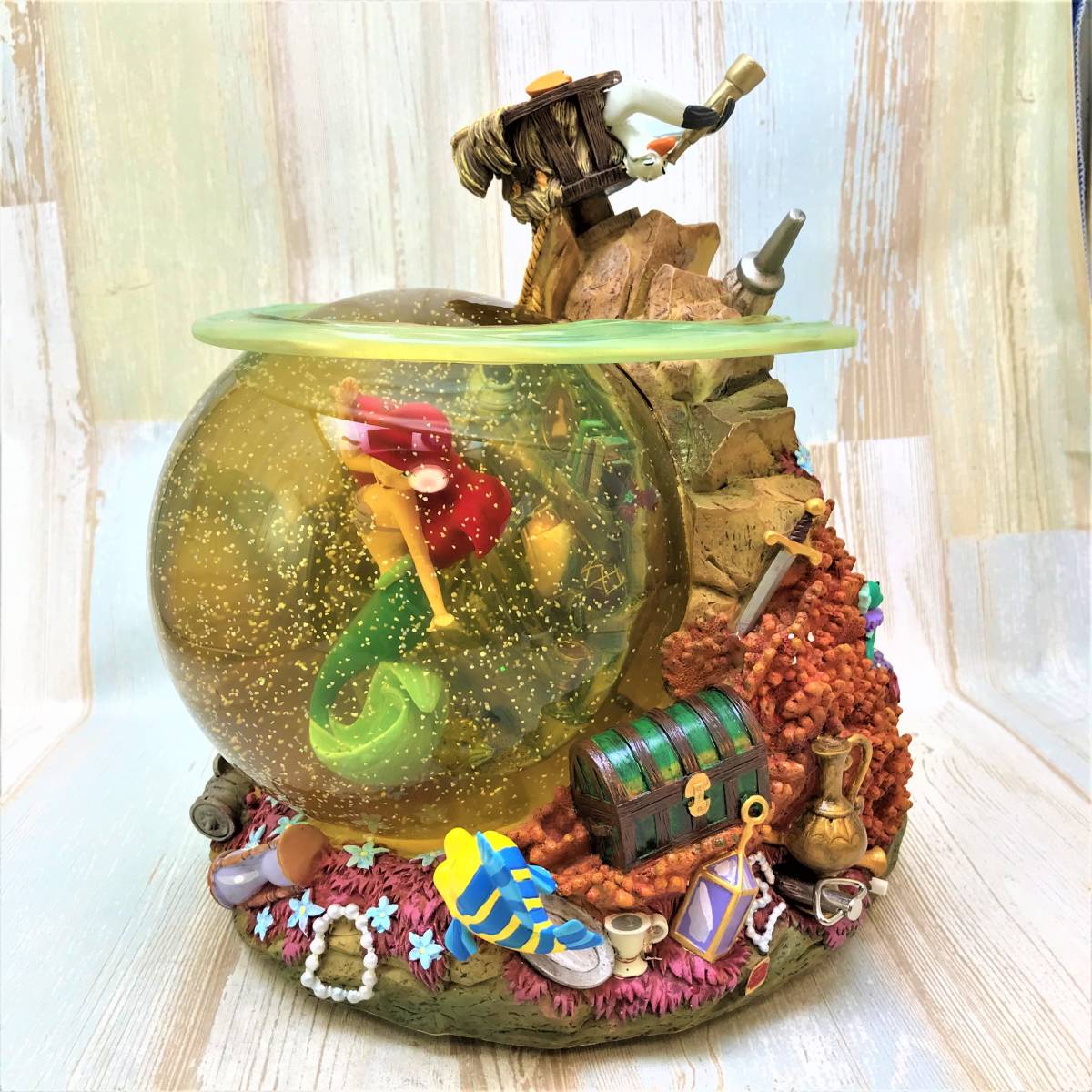 【激レア】リトルマーメイド アリエル スノードーム 写真立て スノードーム／THE LITTLE MERMAID アリエル スノードーム リトル