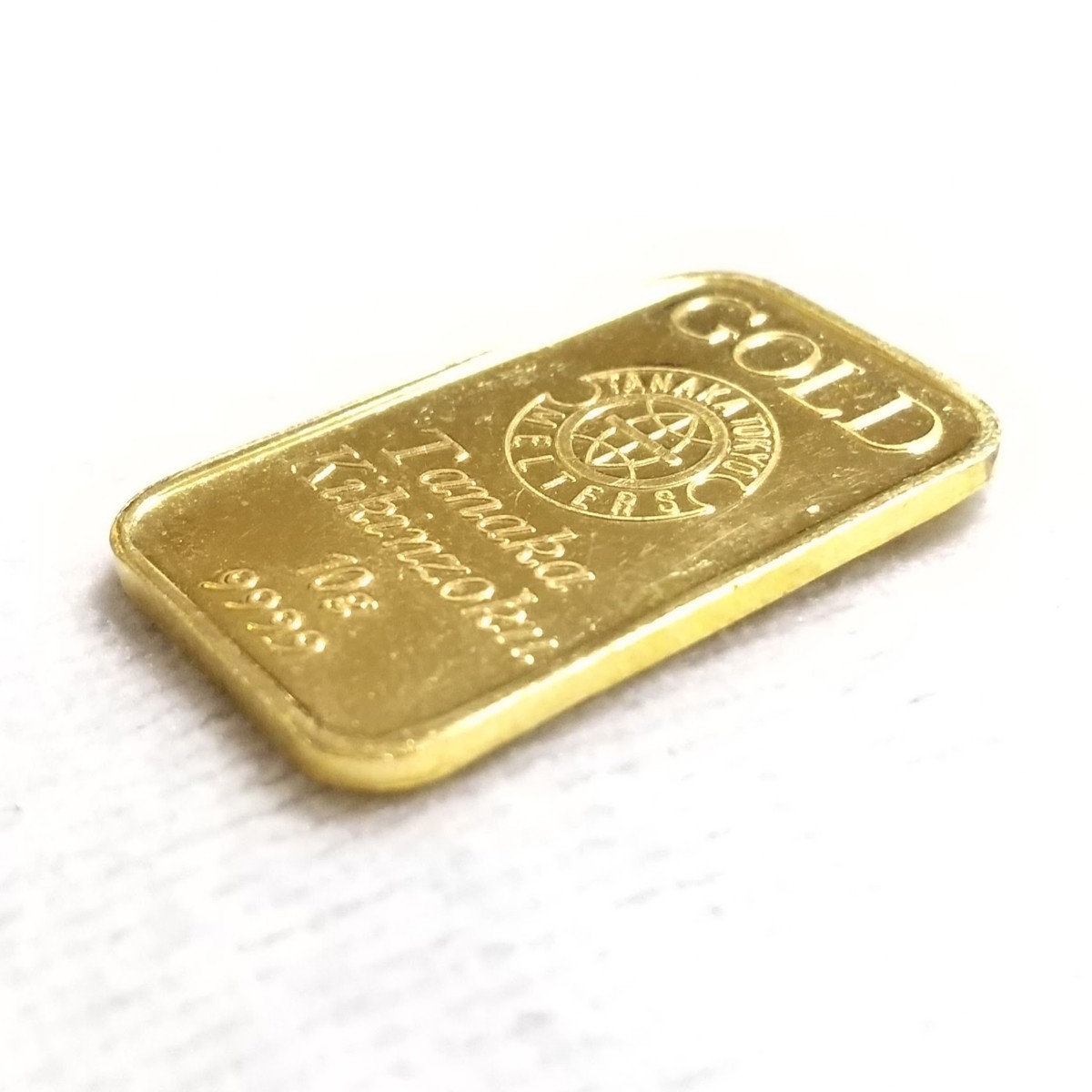 純金 人気☆金貨☆24K☆田中貴金属☆インゴットバー☆0.3g☆