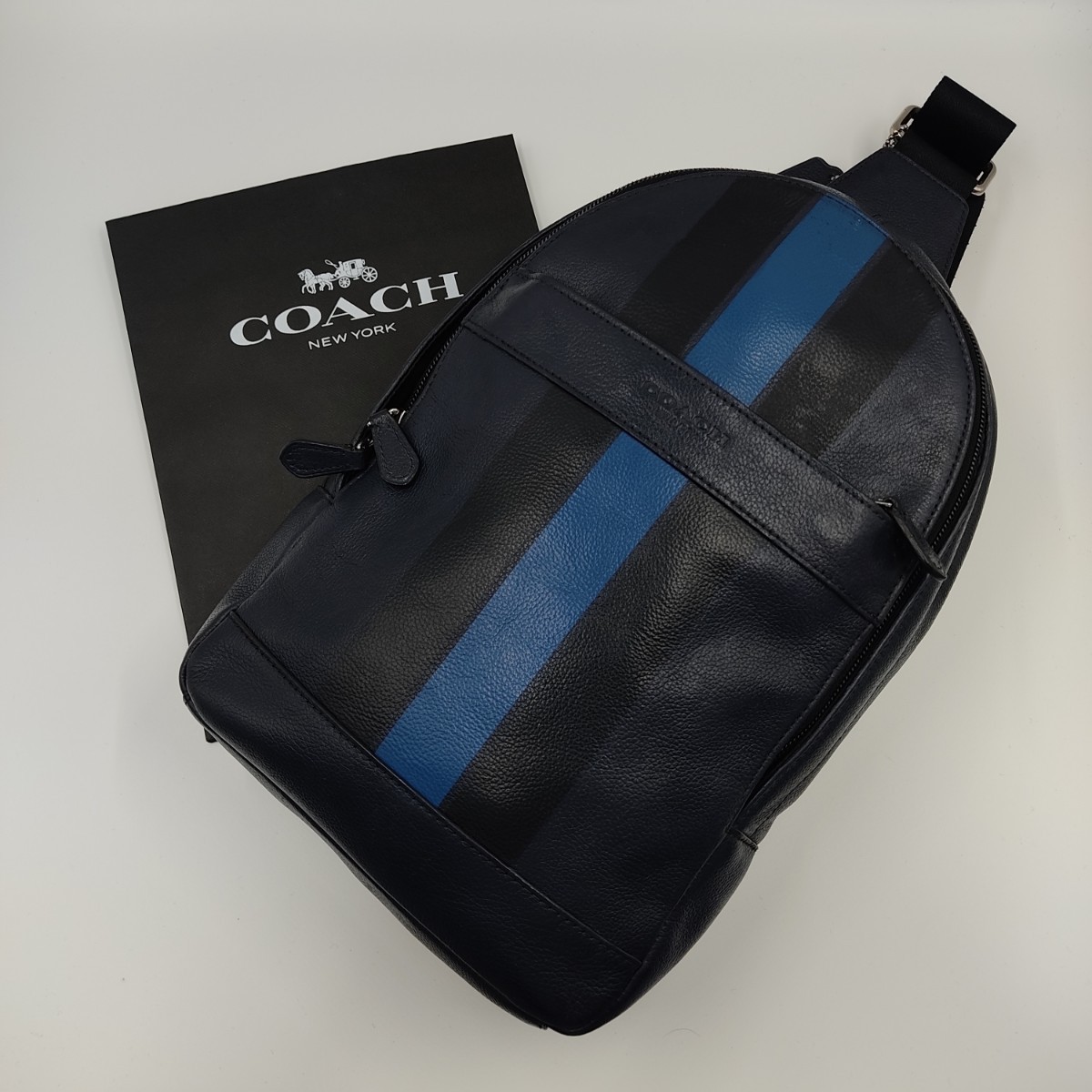 1円〜【未使用級品】COACH コーチ ボディバッグ ワンショルダー 斜め 