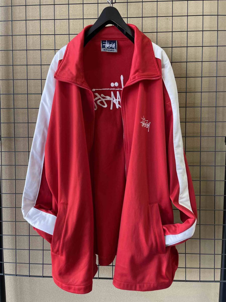 MADE IN USA【Stussy SPORT/ステューシー】90s Vintage Set Up Track