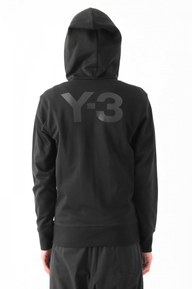 Y-3 ヨウジヤマモト CLASSIC HOODIE バック ロゴ ジップアップ 