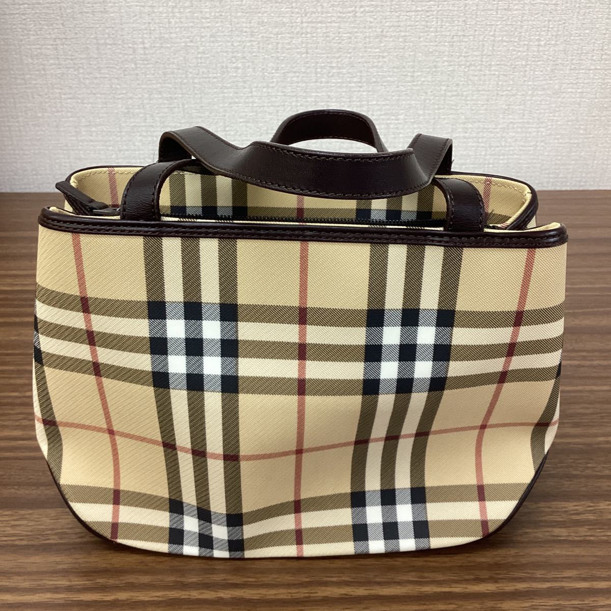バーバリー チェック柄 ハンドバッグ BURBERRY ノバ Burberry ⁄ ノバ 