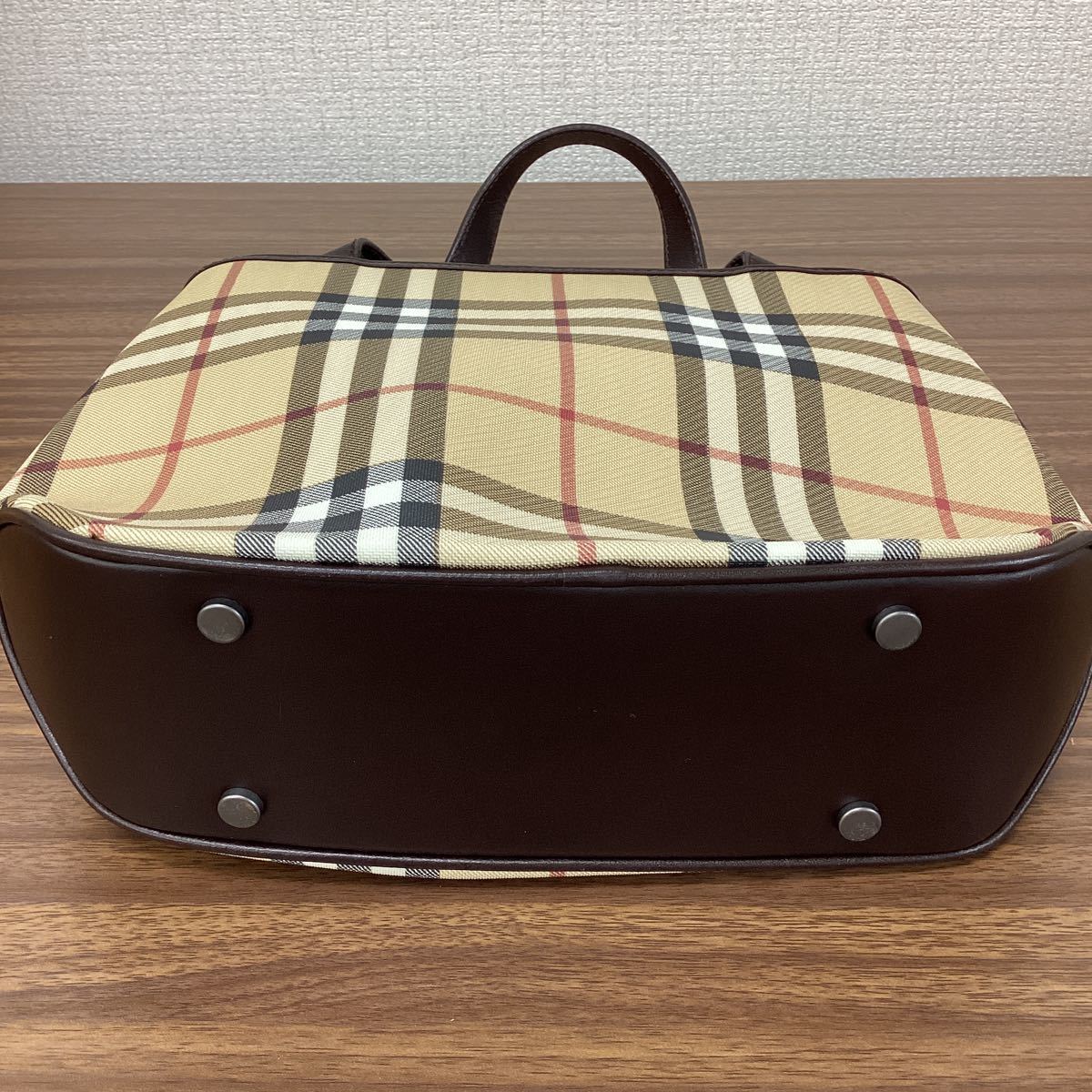バーバリー チェック柄 ハンドバッグ BURBERRY ノバ Burberry ⁄ ノバ 