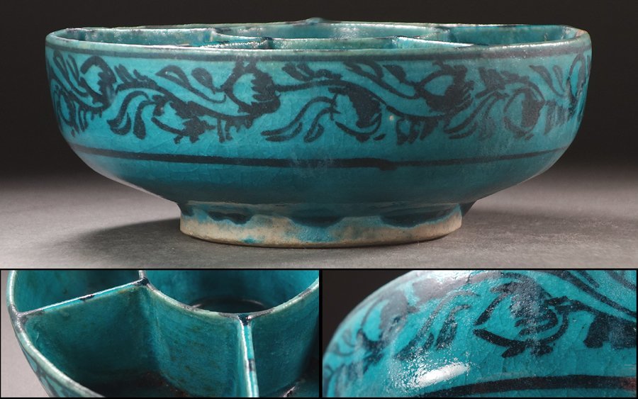 ∇花∇“某資産家蔵出し品” 12～13世紀頃古代イスラム陶器 北～中部