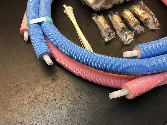 エコキュート架橋ポリ配管部材セット3m A-942】保温材付き 架橋 エコキュート架橋ポリ配管部材セット3m A-942】保温材付き 架橋