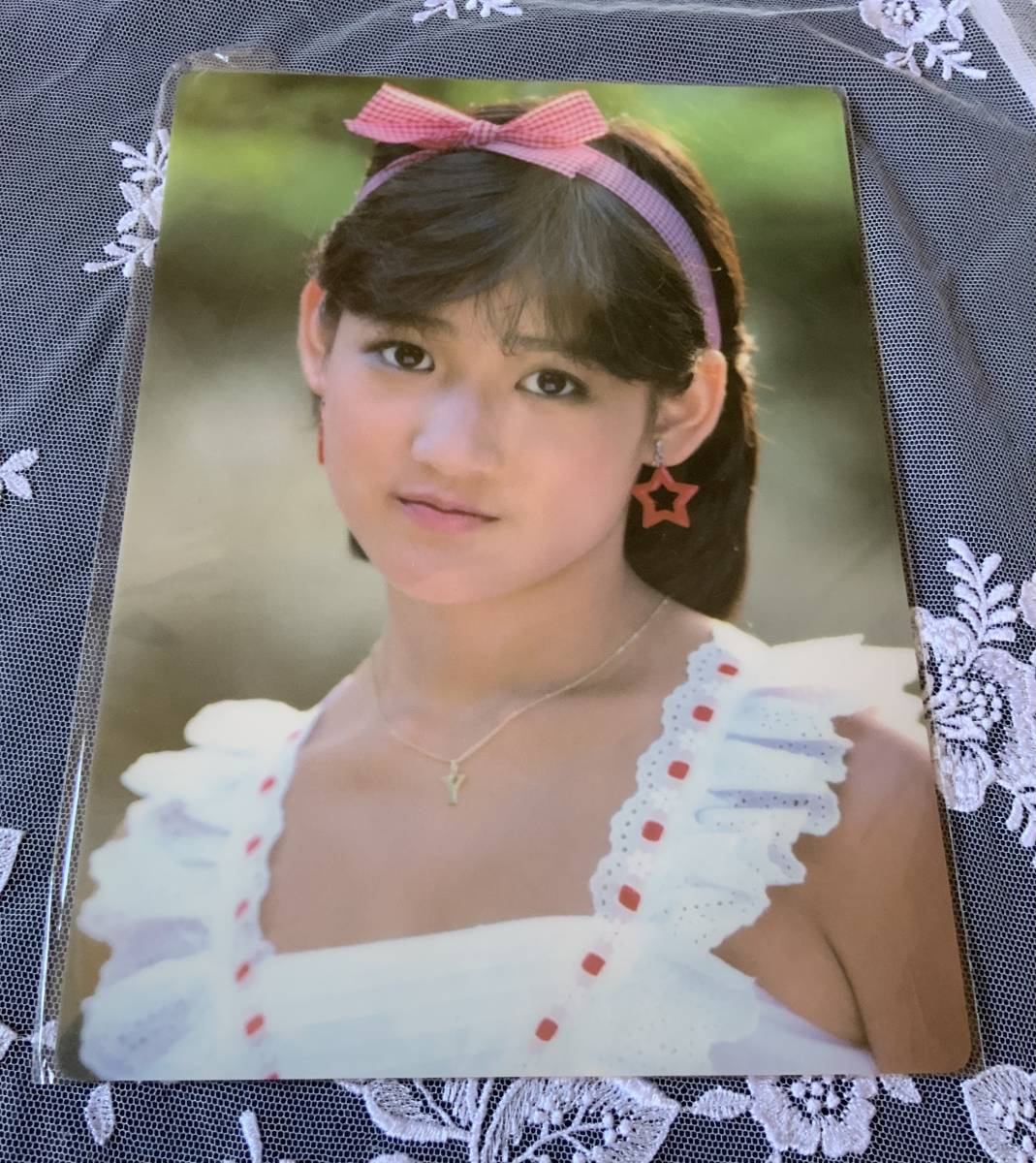 岡田有希子ちゃん 下敷き リボン(岡田有希子)｜売買されたオークション