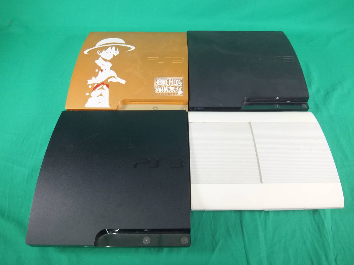 60/D087★【同梱不可】ジャンク品★PS3本体単品 まとめ売り4台セット★PlayStation3★CECH-2100A/3000B/4200B/2500A★ノークリーニング品