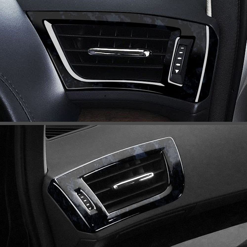 【送料込】（オリジナルカー黒のテクスチャ）　トヨタ アルファード ヴェルファイア 30系 フロントエアコンカバー＆エアコ_8