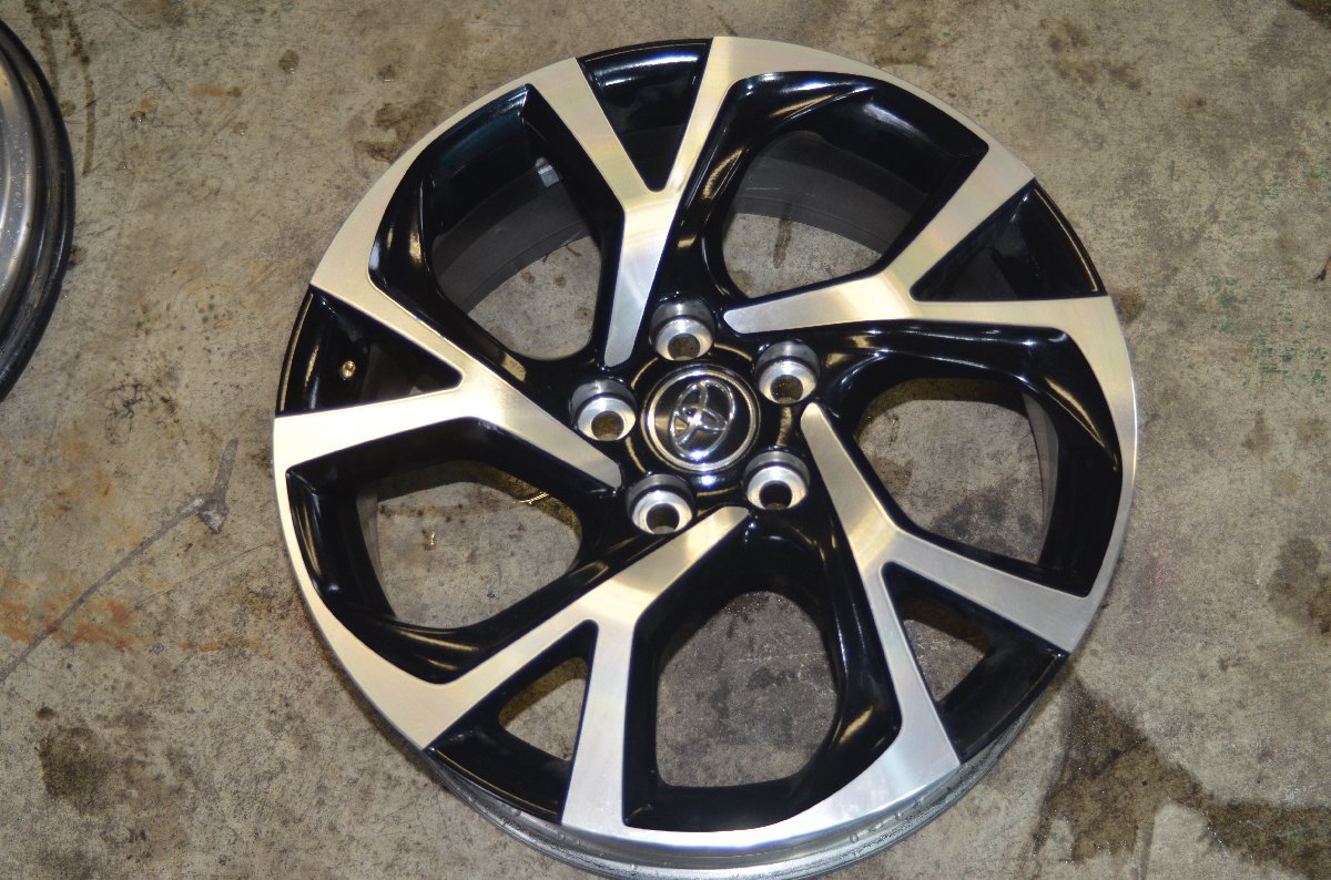 トヨタ C-HR 純正 アルミ ホイール 18×7J +50 PCD114.3 5穴 18インチ 4 