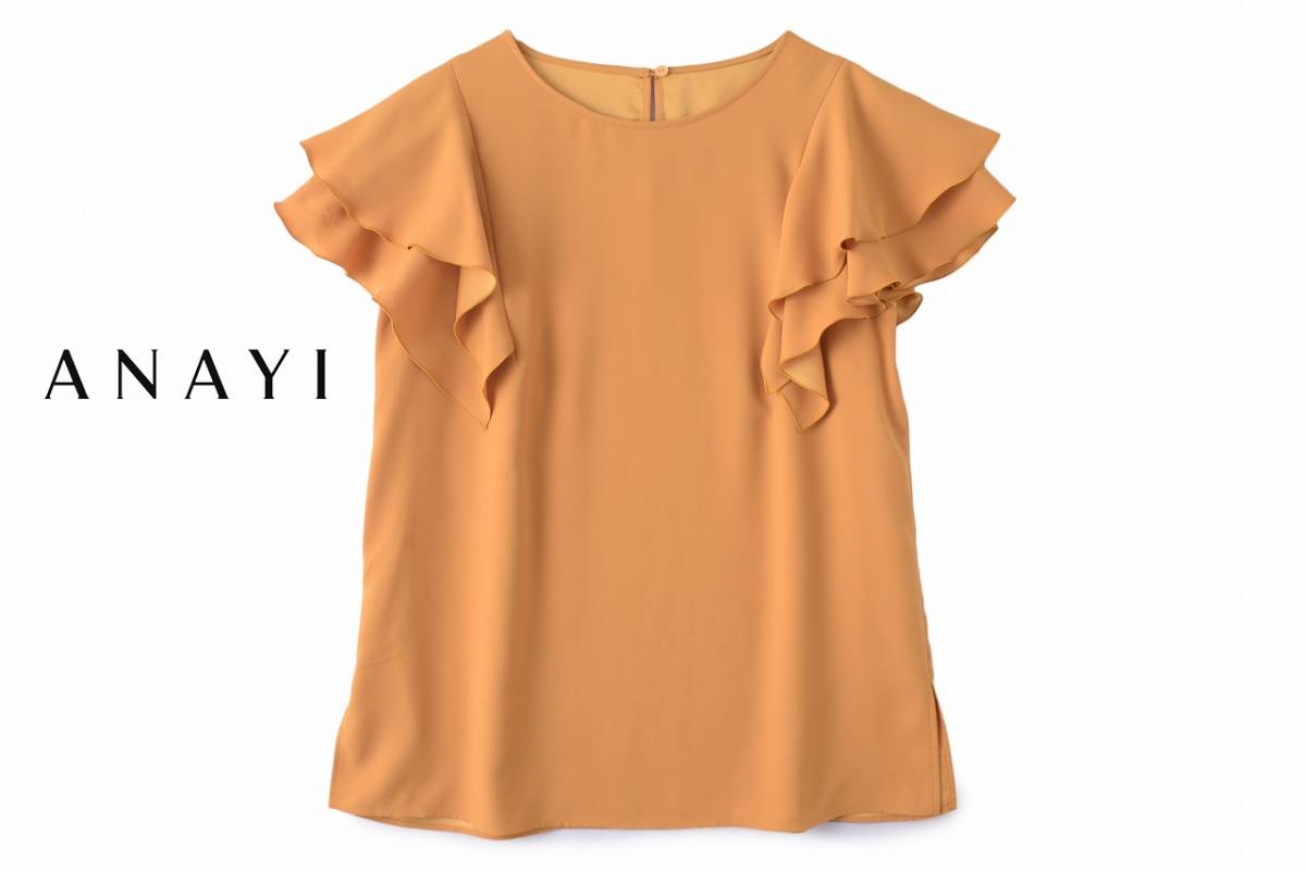 【未使用美品】ANAYI 長袖 ブラウス 38 OFFICIAL ONLINE 公式サイト STORE｜アナイ ANAYI（シャツ⁄ブラウス