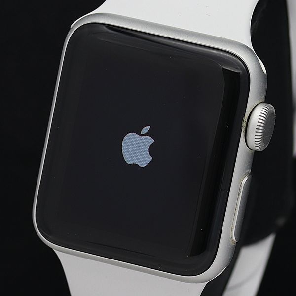 1円 稼働 良品 箱/充電器付 アップルウォッチ 充電式 シリーズ3 38MM スマートウォッチ メンズ/レディース腕時計 NBY0520 4774000IKE