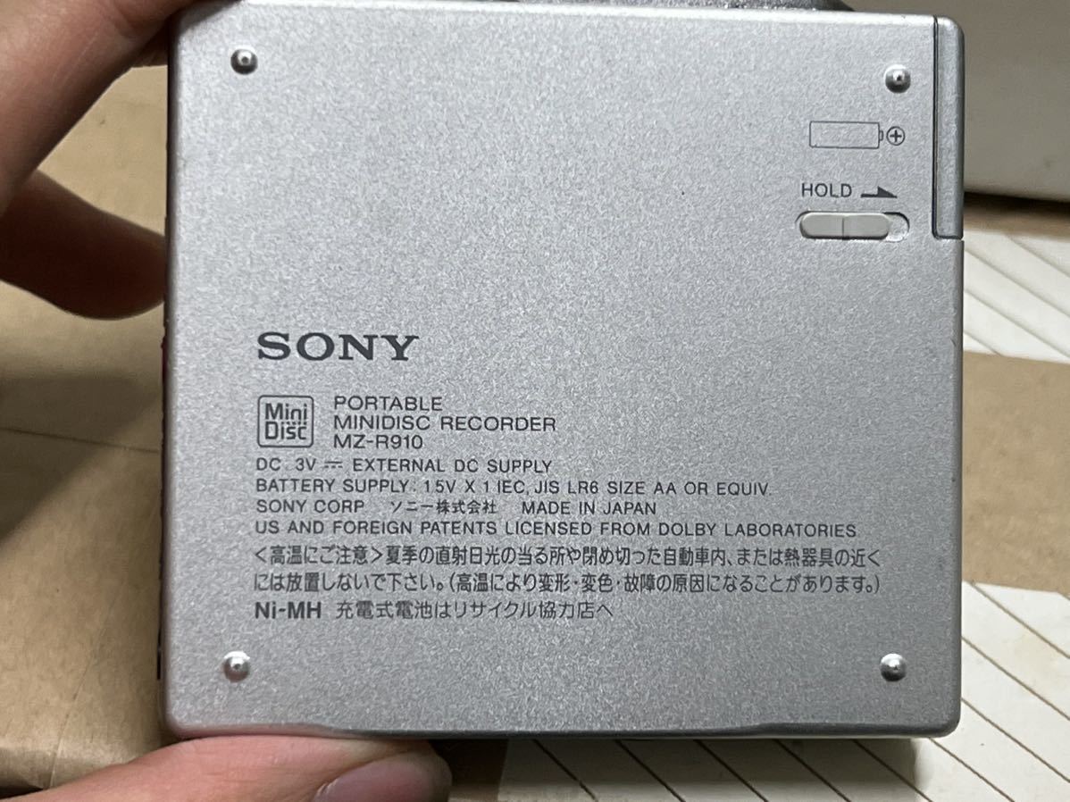 ソニー SONY MDウォークマン MZ-R910 動作未確認 | KINNECT.COM.AU