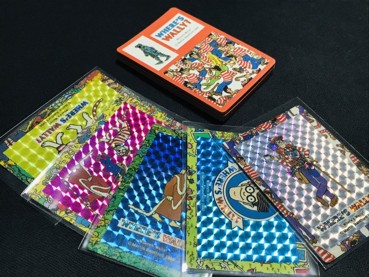 ウォーリーを探せ カードダス 1992年製 激レア キラ ノーマル アマダPP 