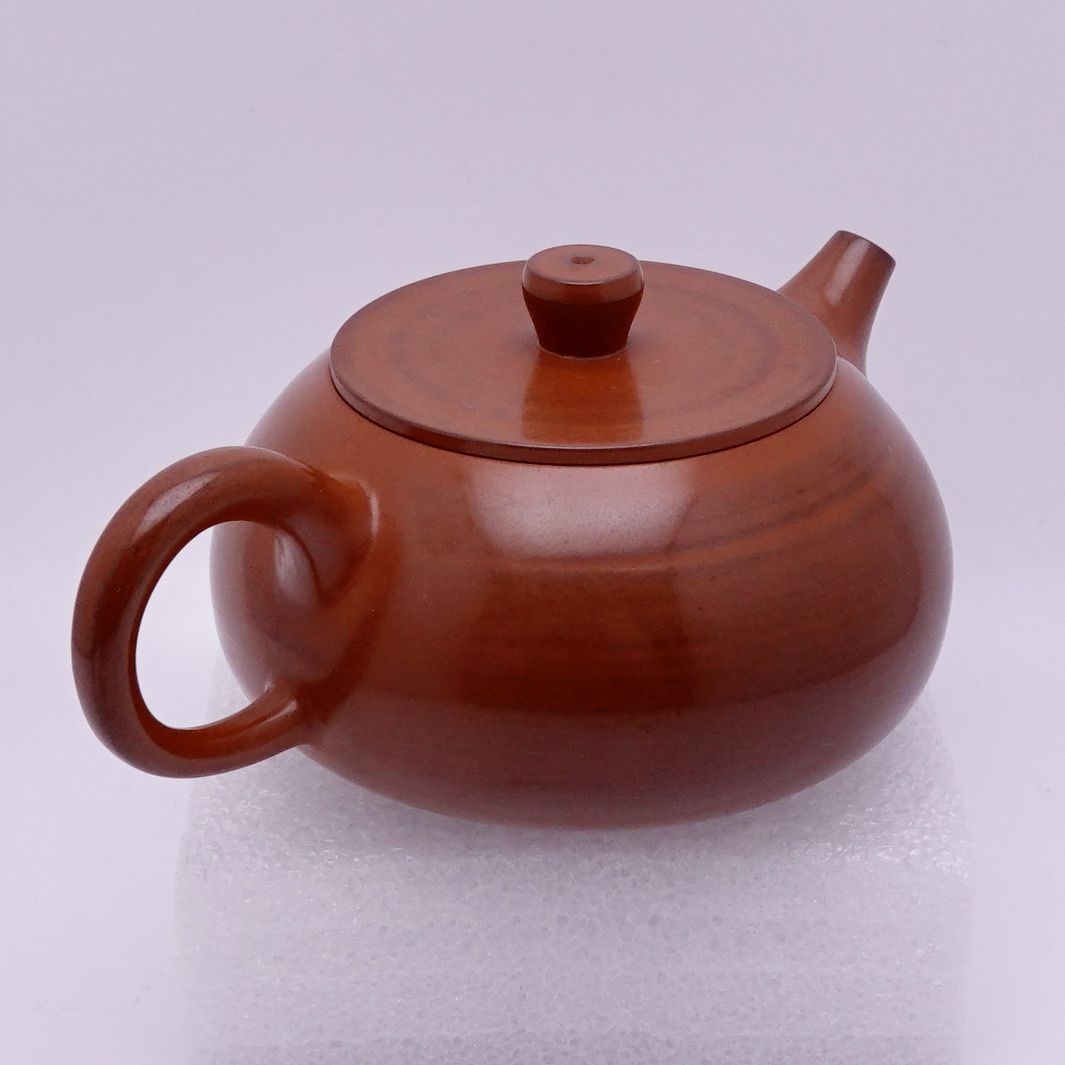 激レア未使用品☆台湾有名作家 呉振達 製作☆朱泥 玉磨き（水磨き 