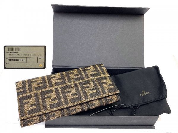 フェンディ 長財布 ズッカ FENDI（フェンディ） 長財布 財布 ファスナー付き長財布 レディース