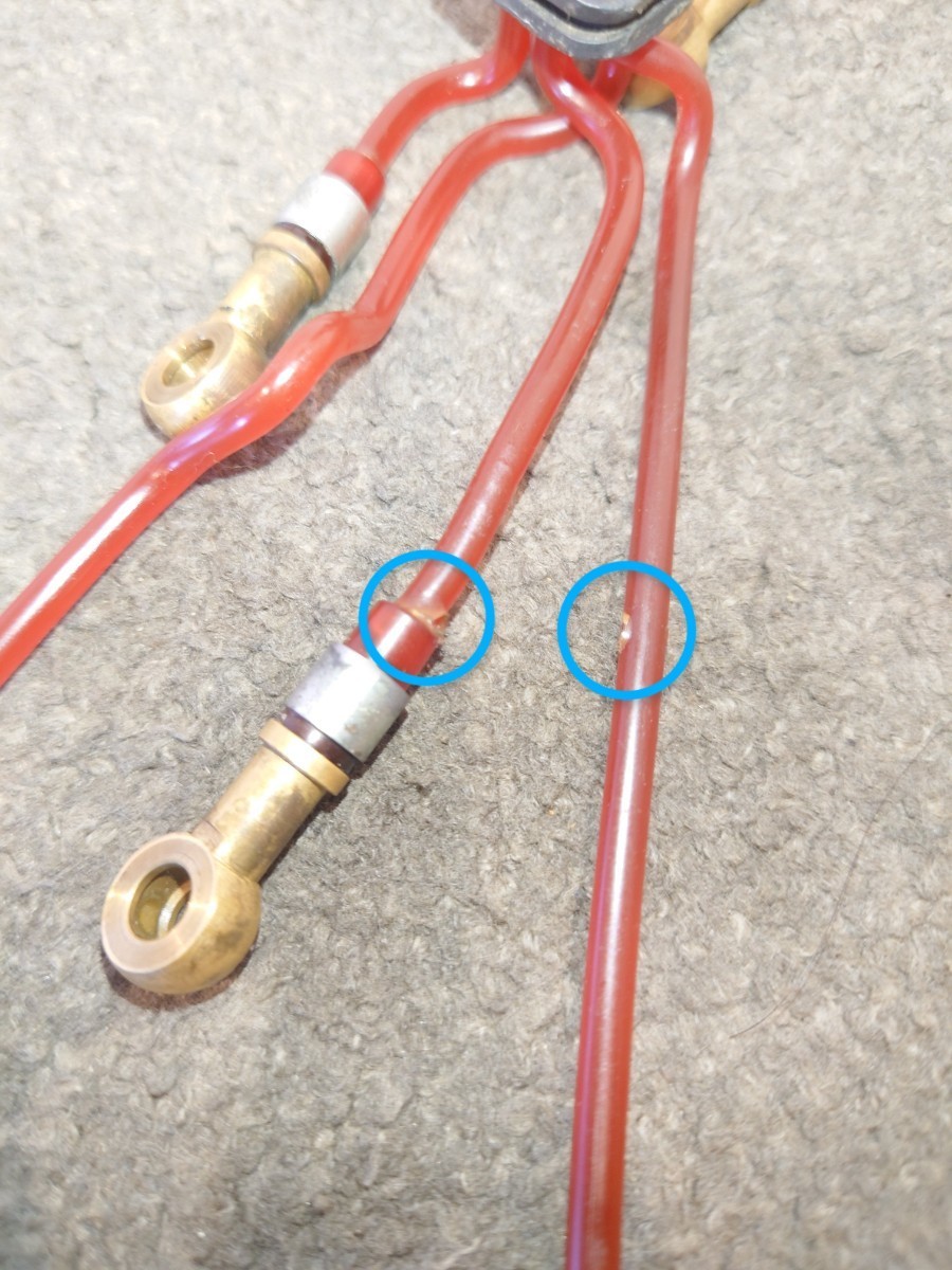 当時物 純正 新品 GT380 オイルライン