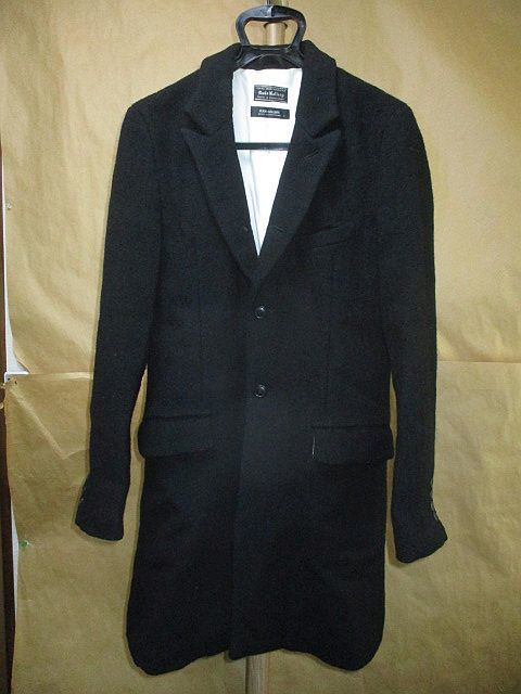 ルードギャラリー RUDE GALLERY 14aw ウール チェスターコート 黒 3 