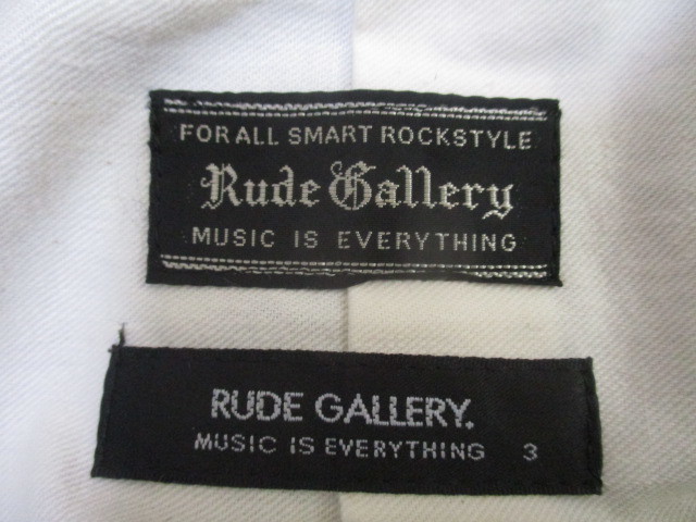 ルードギャラリー RUDE GALLERY 14aw ウール チェスターコート 黒 3
