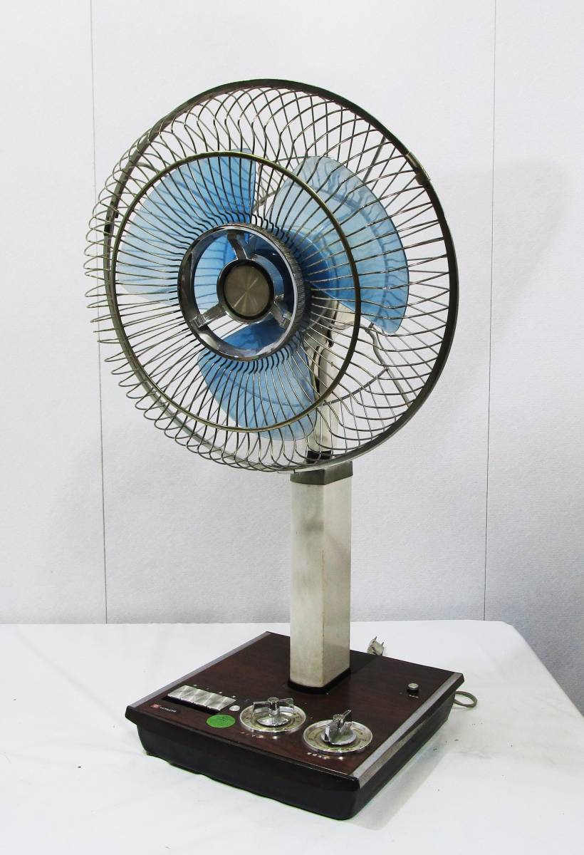 《ジャムルK》ko6-1 昭和レトロ HITACHI 日立 H-654 扇風機 3枚羽根 さわ風 動作確認済 難あり 昭和家電 ビンテージ アンティーク