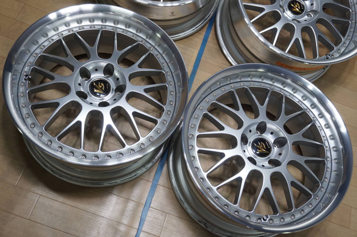 vs-kf 17インチ 114.3 5穴 2本 WORK VS-KF 18インチ 8j / 9j