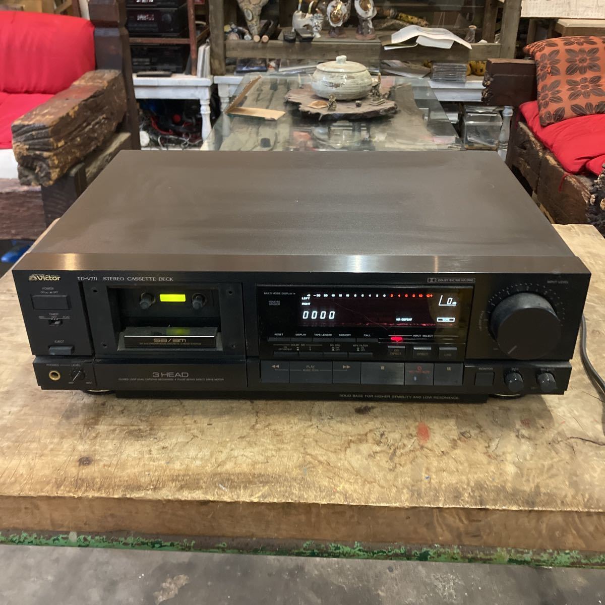 VICTOR TD-V711 ステレオカセットデッキ STEREO CASSETTE アウトレット